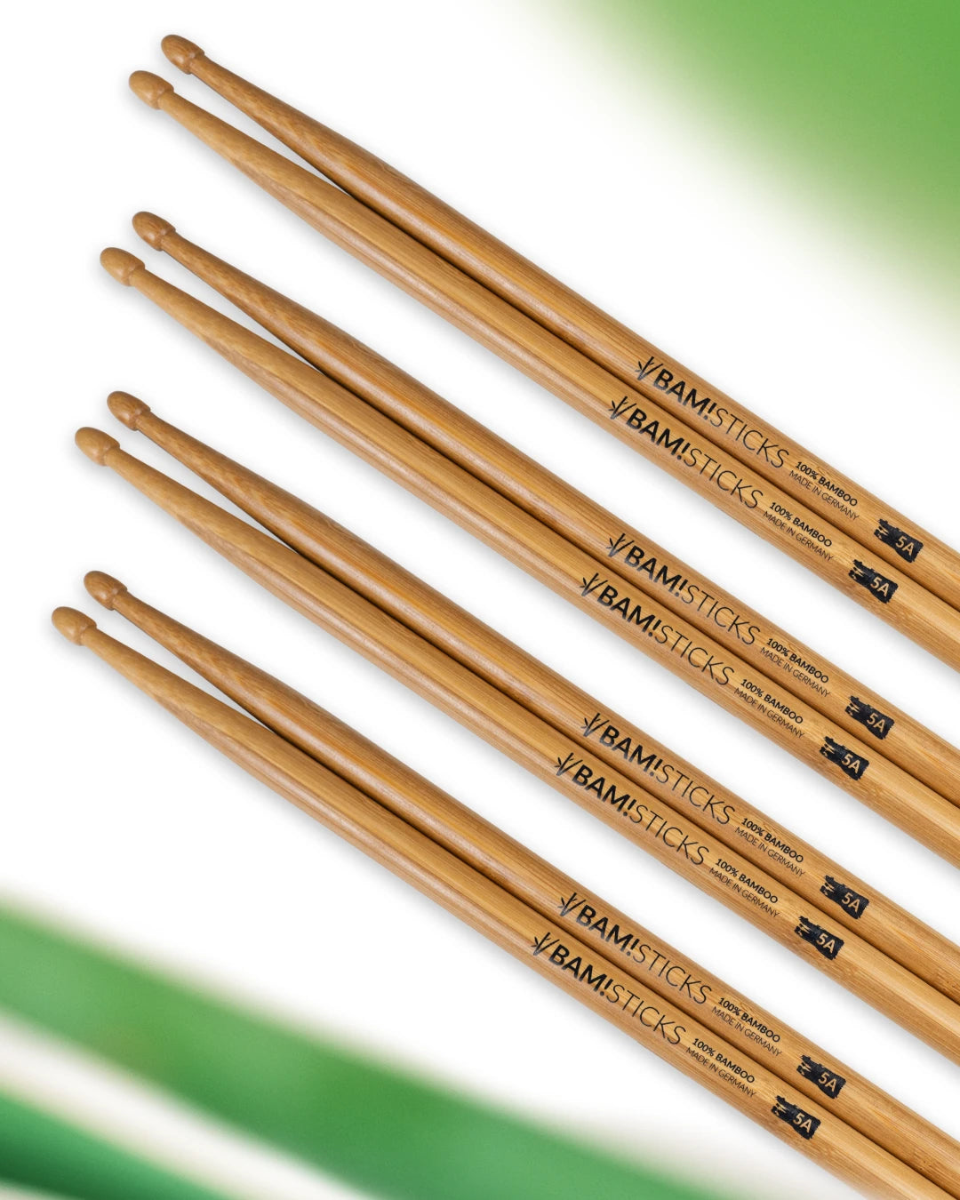 5A Drumsticks aus Bambus| 4x 5A | BAM!Sticks – BAM!Sticks